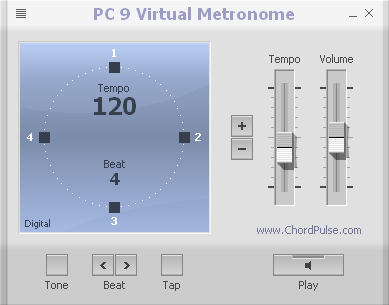 visual metronome