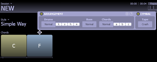 Music arrangement editor